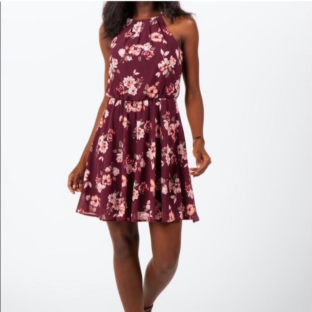 Floral mini dress